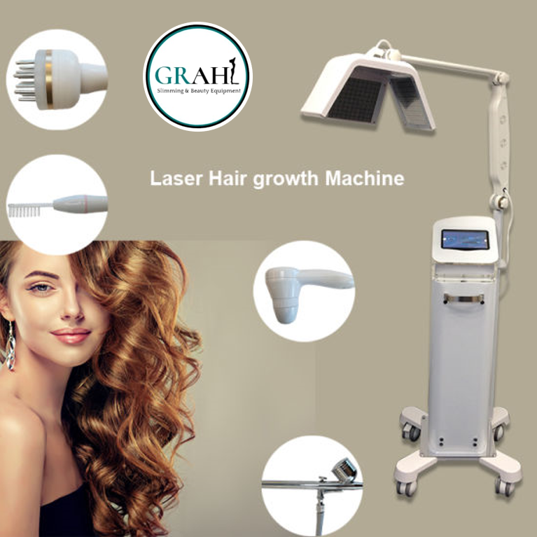 Hair Regrowth Therapy Machine with 650nm Diode Laser | Grahl